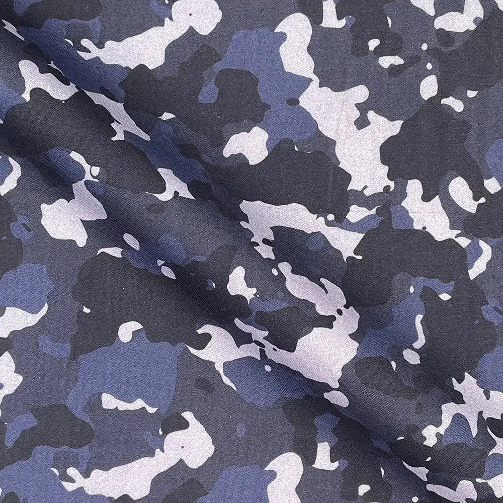 Camouflage Digital Printed 100% Cotton Poplin Fabric | Lightweight OEKO-TEXÂ® Standard 100 125gsm 45" (115cm) Wide â€“ Sold by the Meter