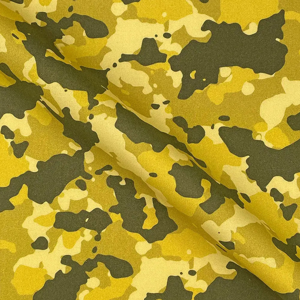 Camouflage Digital Printed 100% Cotton Poplin Fabric | Lightweight OEKO-TEXÂ® Standard 100 125gsm 45" (115cm) Wide â€“ Sold by the Meter