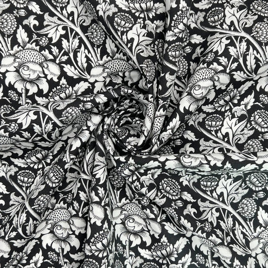 100% Cotton Percale Fabric | 44" (112cm) Wide Lightweight 200 Thread Count Dressmaking & Craft Material – Mix Designs – Sold by the Meter