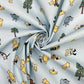 Winnie the Pooh Cotton Percale Fabric | Lightweight 200 Thread Count 100% Cotton 44" (112cm) Wide Dressmaking & Craft Fabric â€“ Sold by the Meter