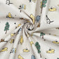 Winnie the Pooh Cotton Percale Fabric | Lightweight 200 Thread Count 100% Cotton 44" (112cm) Wide Dressmaking & Craft Fabric – Sold by the Meter