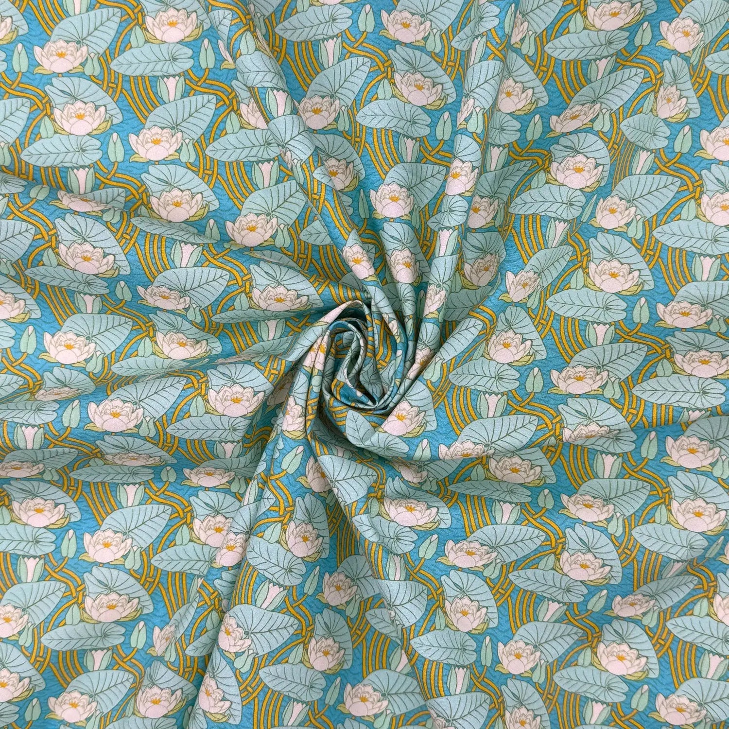 100% Cotton Percale Fabric | 44" (112cm) Wide Lightweight 200 Thread Count Dressmaking & Craft Material â€“ Maurice Pillard Verneuil Designs â€“ Sold by the Meter