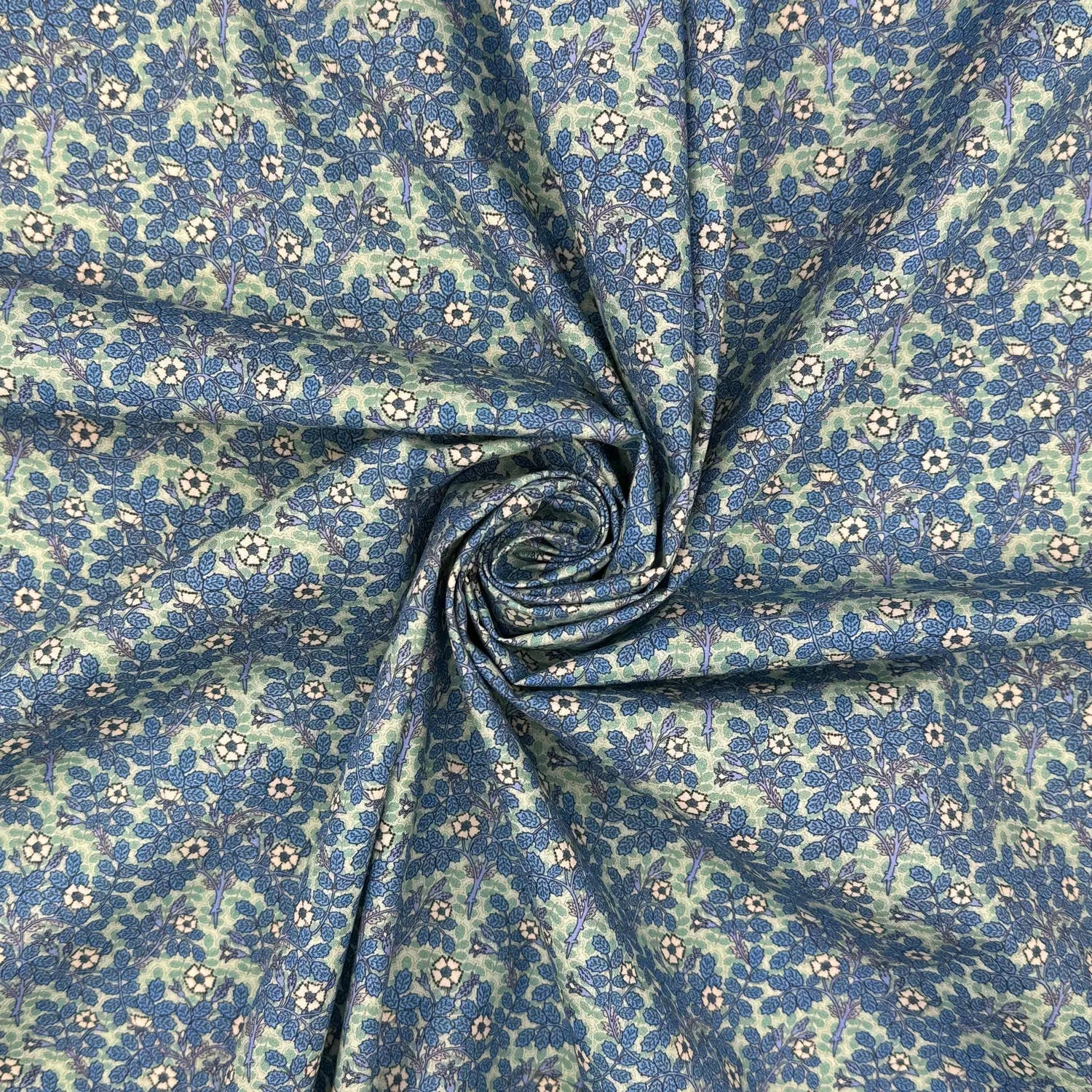 100% Cotton Percale Fabric | 44" (112cm) Wide Lightweight 200 Thread Count Dressmaking & Craft Material â€“ Maurice Pillard Verneuil Designs â€“ Sold by the Meter