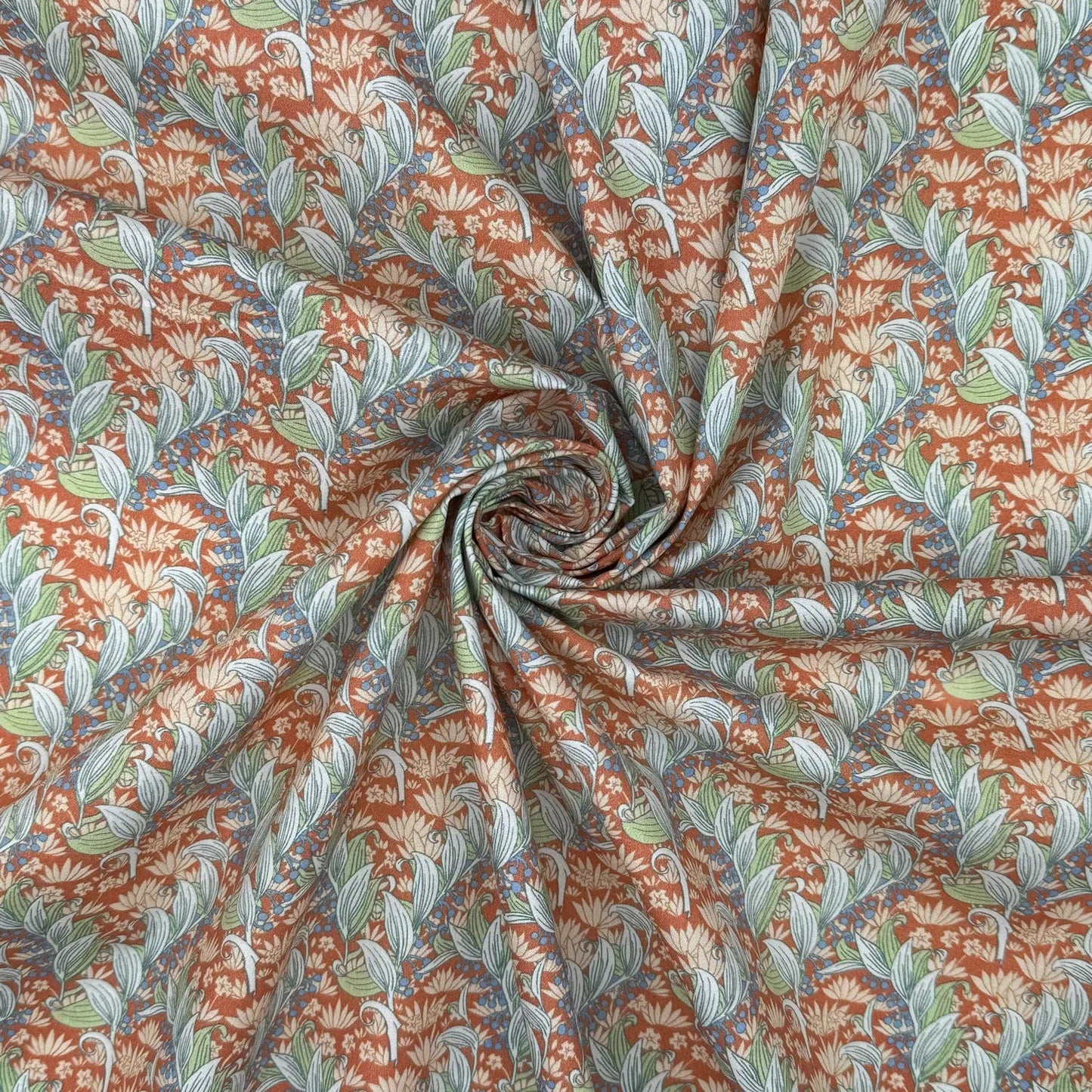100% Cotton Percale Fabric | 44" (112cm) Wide Lightweight 200 Thread Count Dressmaking & Craft Material – Maurice Pillard Verneuil Designs – Sold by the Meter