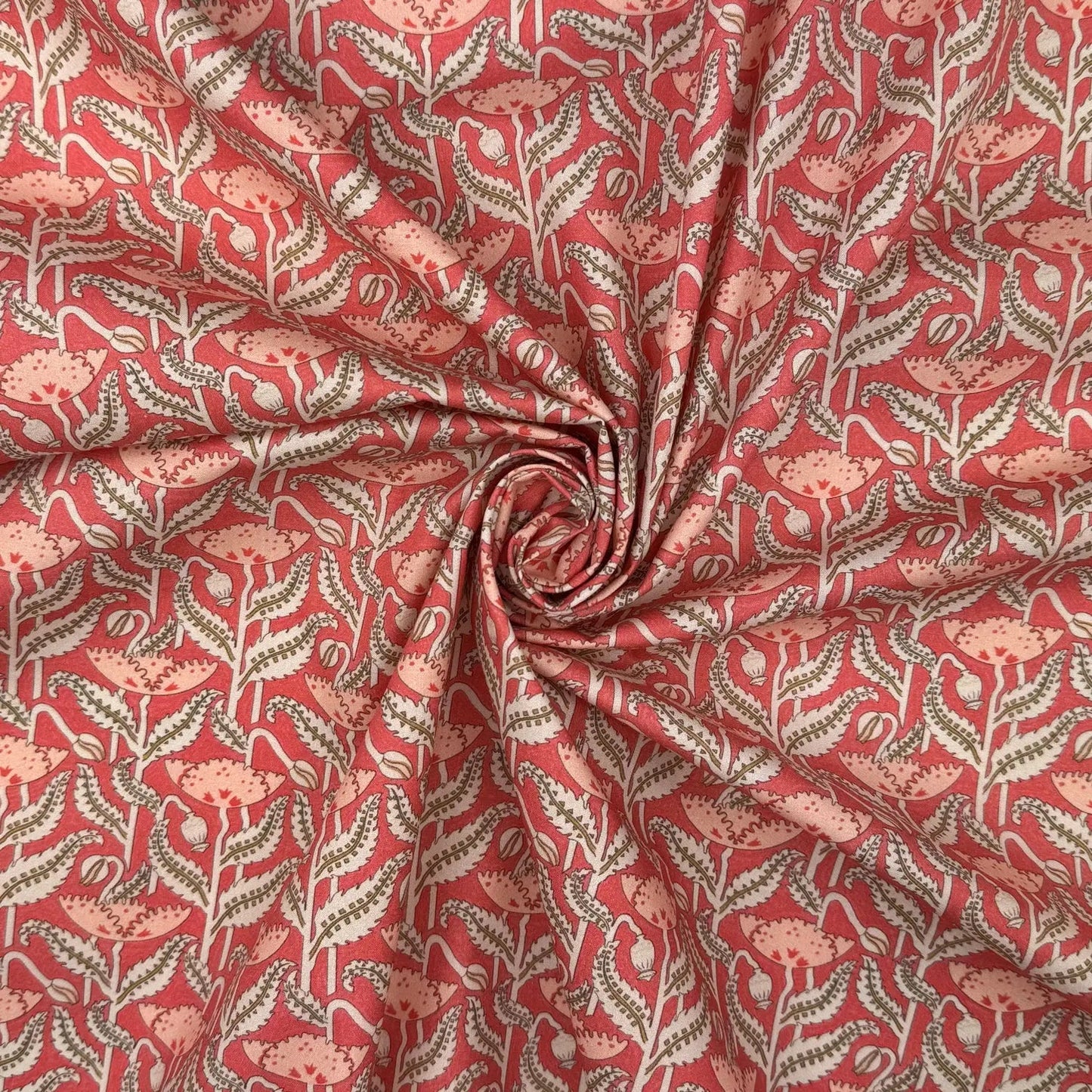 100% Cotton Percale Fabric | 44" (112cm) Wide Lightweight 200 Thread Count Dressmaking & Craft Material – Maurice Pillard Verneuil Designs – Sold by the Meter