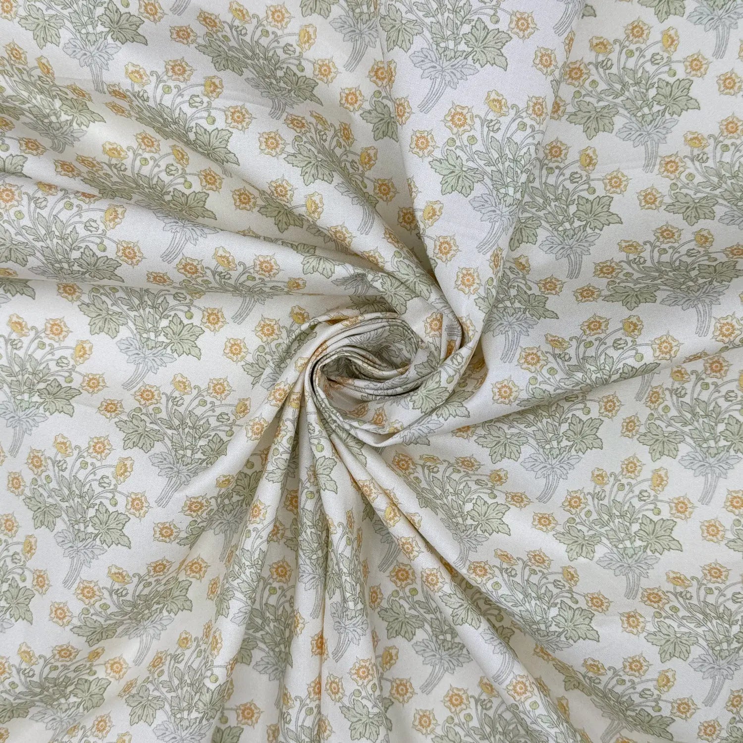 100% Cotton Percale Fabric | 44" (112cm) Wide Lightweight 200 Thread Count Dressmaking & Craft Material – Maurice Pillard Verneuil Designs – Sold by the Meter