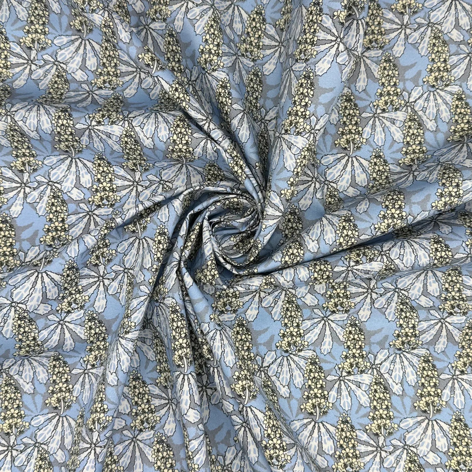 100% Cotton Percale Fabric | 44" (112cm) Wide Lightweight 200 Thread Count Dressmaking & Craft Material – Maurice Pillard Verneuil Designs – Sold by the Meter