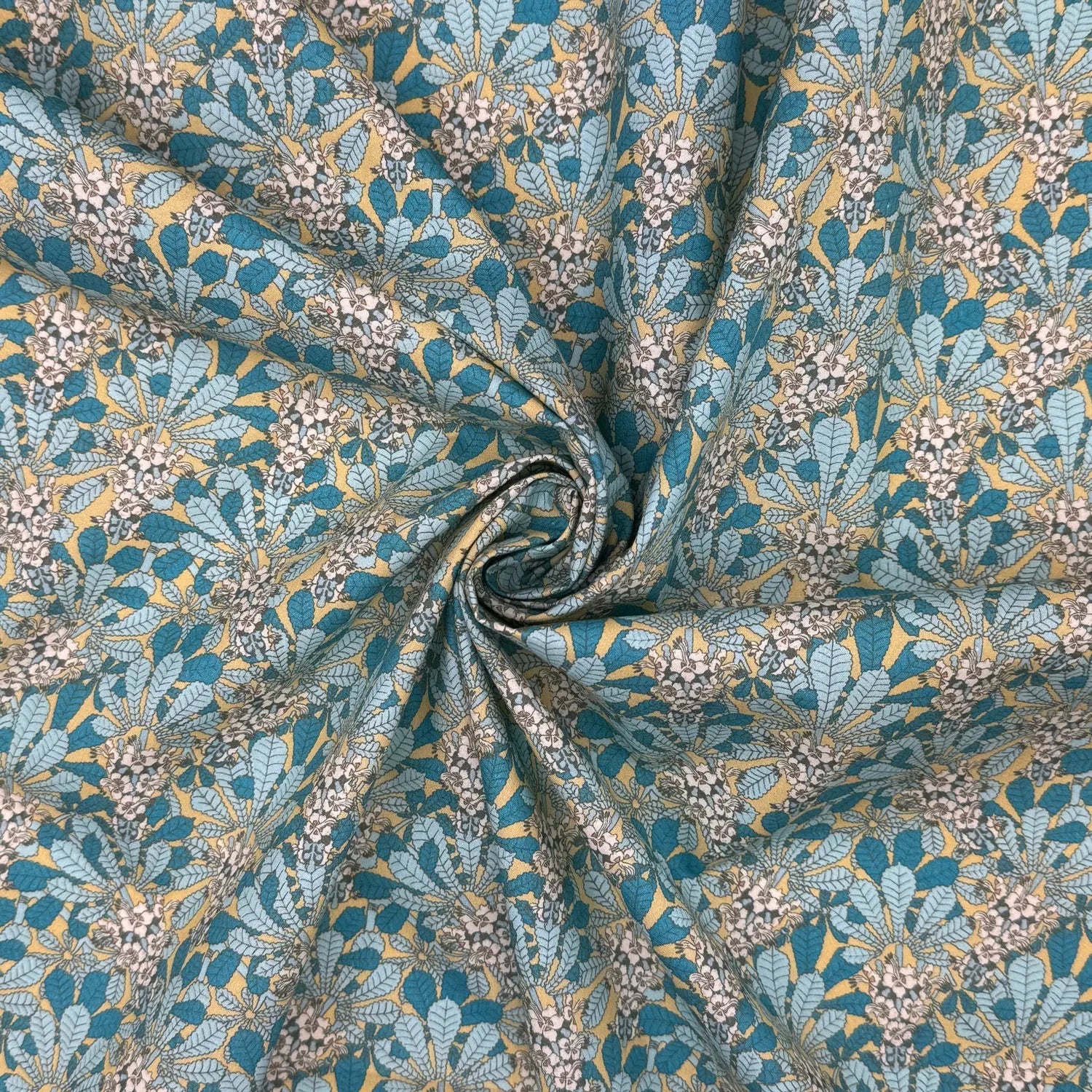 100% Cotton Percale Fabric | 44" (112cm) Wide Lightweight 200 Thread Count Dressmaking & Craft Material – Maurice Pillard Verneuil Designs – Sold by the Meter