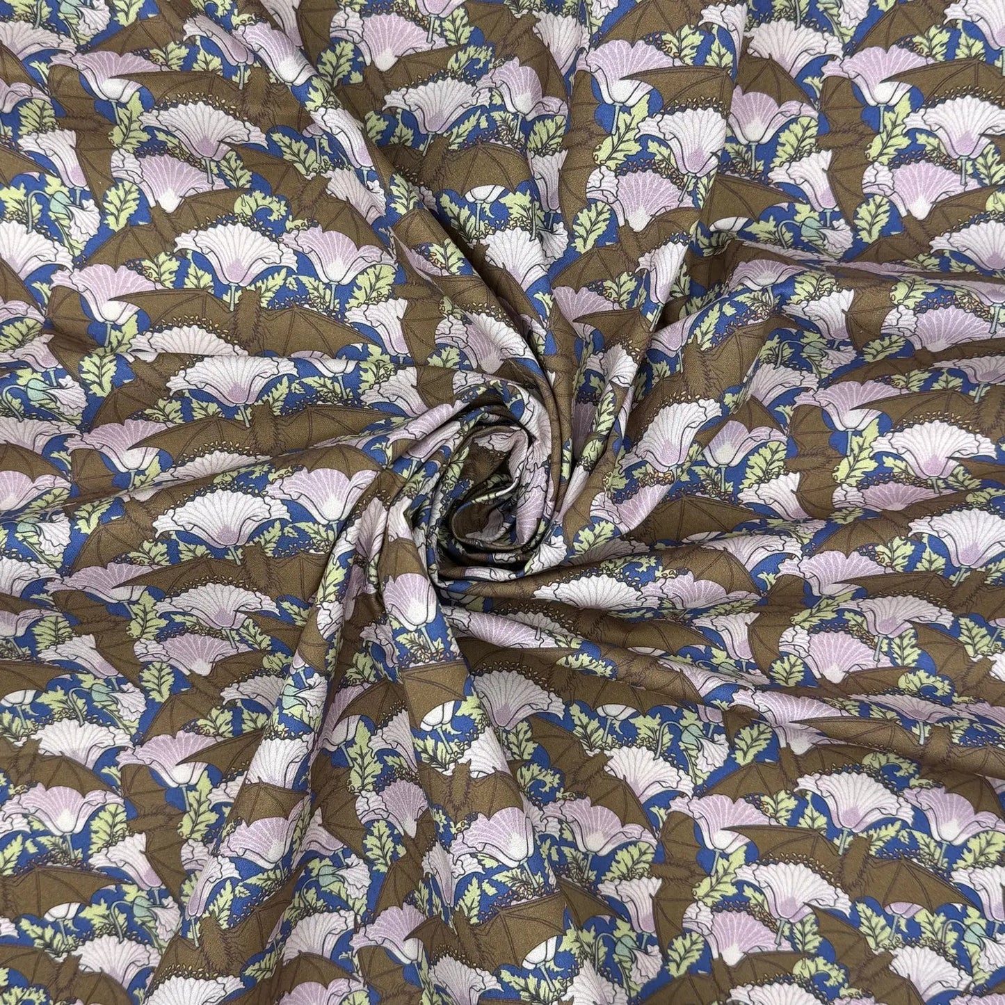 100% Cotton Percale Fabric | 44" (112cm) Wide Lightweight 200 Thread Count Dressmaking & Craft Material – Maurice Pillard Verneuil Designs – Sold by the Meter