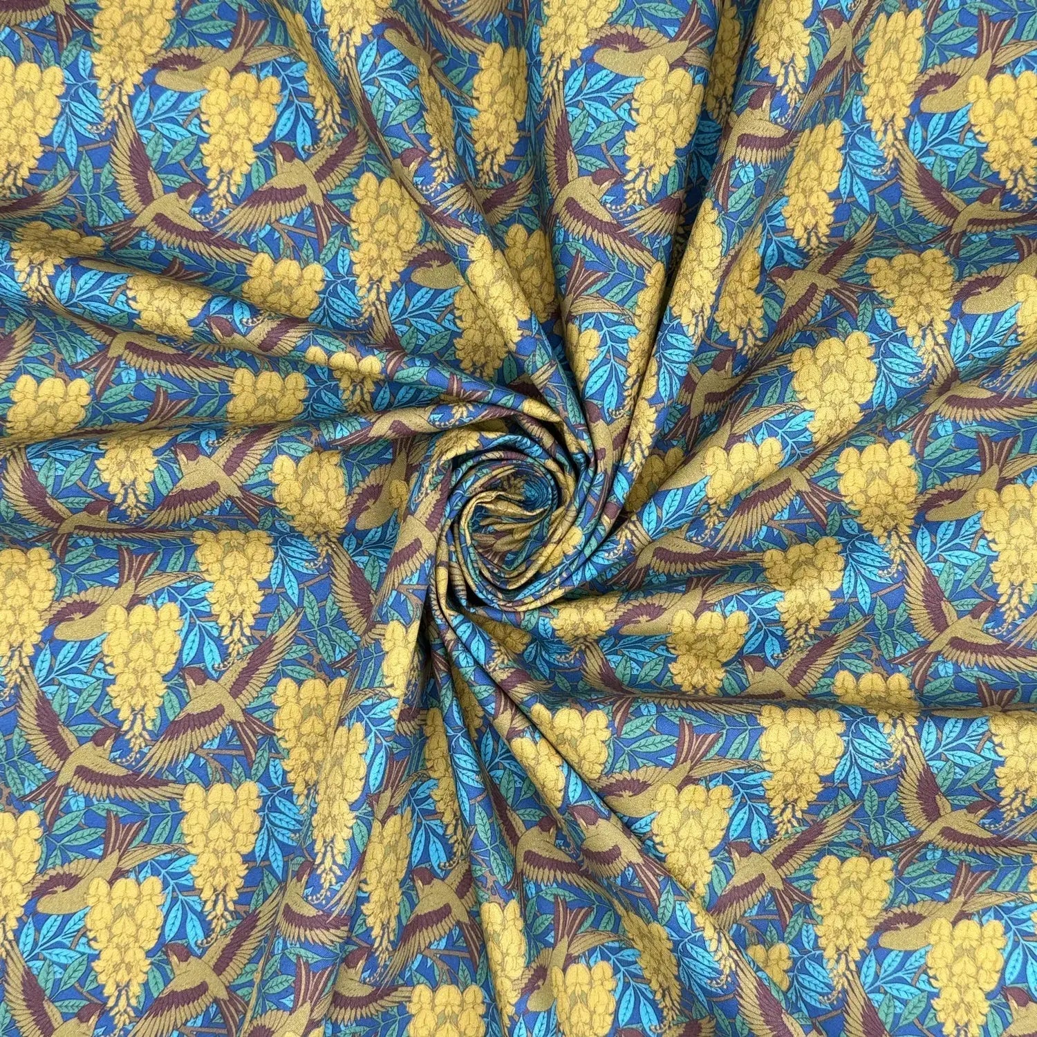 100% Cotton Percale Fabric | 44" (112cm) Wide Lightweight 200 Thread Count Dressmaking & Craft Material â€“ Maurice Pillard Verneuil Designs â€“ Sold by the Meter