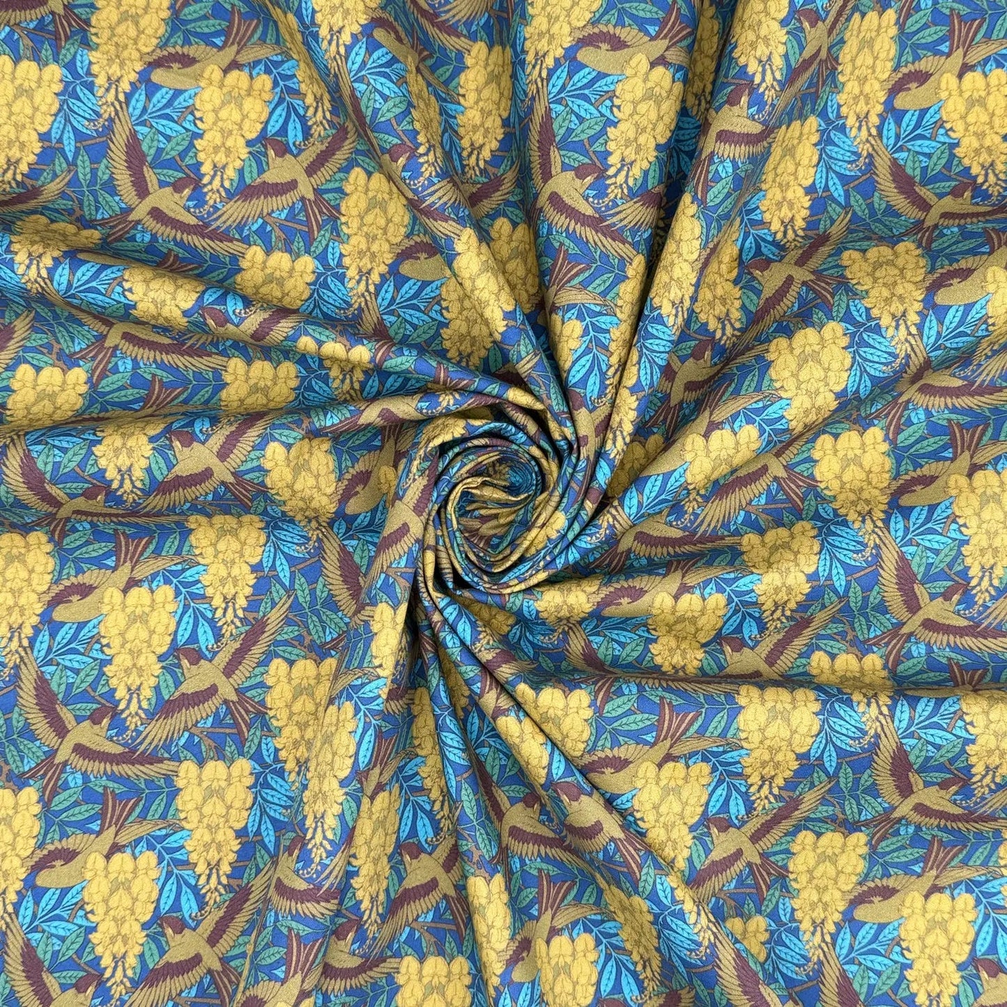 100% Cotton Percale Fabric | 44" (112cm) Wide Lightweight 200 Thread Count Dressmaking & Craft Material – Maurice Pillard Verneuil Designs – Sold by the Meter