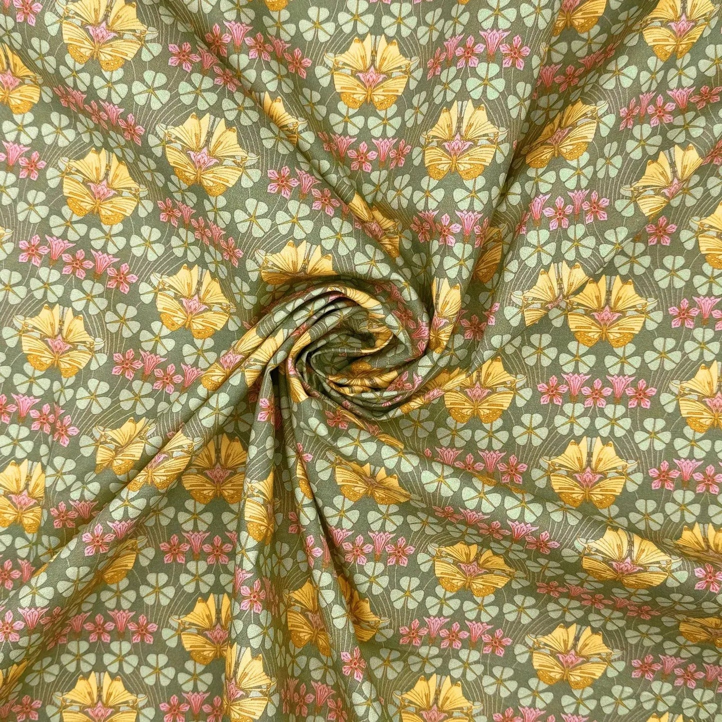 100% Cotton Percale Fabric | 44" (112cm) Wide Lightweight 200 Thread Count Dressmaking & Craft Material â€“ Maurice Pillard Verneuil Designs â€“ Sold by the Meter