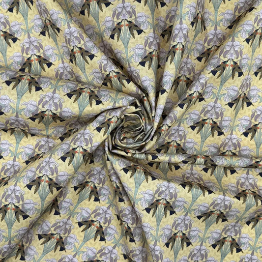 100% Cotton Percale Fabric | 44" (112cm) Wide Lightweight 200 Thread Count Dressmaking & Craft Material â€“ Maurice Pillard Verneuil Designs â€“ Sold by the Meter