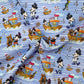 Steamboat Willie Cotton Percale Fabric | Lightweight 200 Thread Count 100% Cotton 44" (112cm) Wide Dressmaking & Craft Fabric â€“ Sold by the Meter