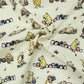 Winnie the Pooh Cotton Percale Fabric | Lightweight 200 Thread Count 100% Cotton 44" (112cm) Wide Dressmaking & Craft Fabric – Sold by the Meter