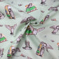 Winnie the Pooh Cotton Percale Fabric | Lightweight 200 Thread Count 100% Cotton 44" (112cm) Wide Dressmaking & Craft Fabric â€“ Sold by the Meter