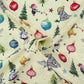 Winnie the Pooh Cotton Percale Fabric | Lightweight 200 Thread Count 100% Cotton 44" (112cm) Wide Dressmaking & Craft Fabric â€“ Sold by the Meter