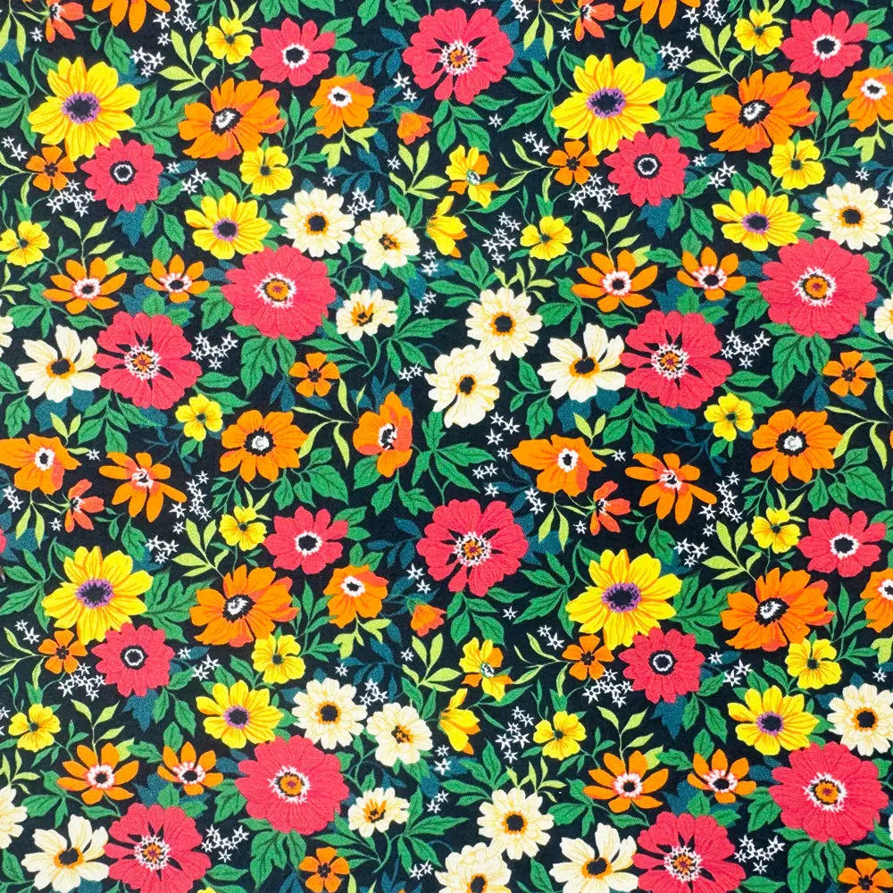 100% Cotton Percale Fabric | 44" (112cm) Wide Lightweight 200 Thread Count Dressmaking & Craft Material â€“ Mix Designs â€“ Sold by the Meter
