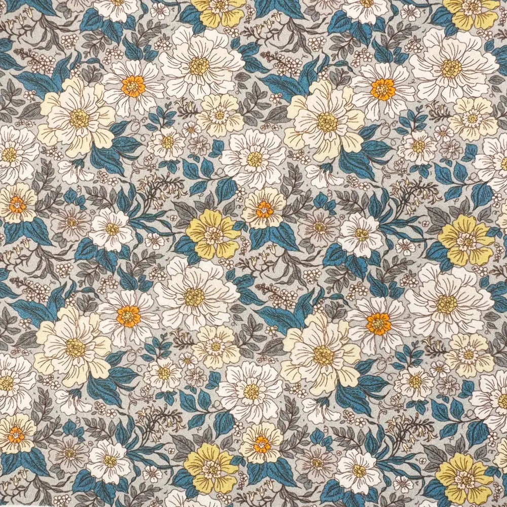 100% Cotton Percale Fabric | 44" (112cm) Wide Lightweight 200 Thread Count Dressmaking & Craft Material – Mix Designs – Sold by the Meter