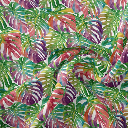 Teflon Coated Cotton Rich Popart Panama Canvas Fabric | Wipe Clean 310gsm 55" (140cm) Wide Printed Craft & Home Fabric â€“ Sold by the Meter