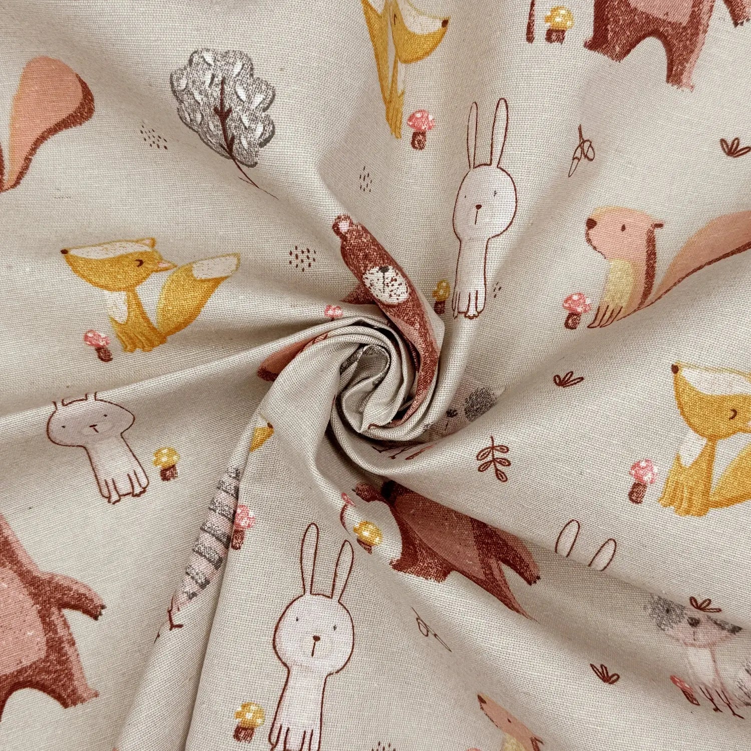 Cotton Rich Half Panama Canvas Fabric | Printed Craft Canvas 54" (140cm) Wide 150gsm OEKO-TEXÂ® â€“ Sold by the Meter