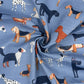 Cotton Rich Half Panama Canvas Fabric | Printed Craft Canvas 54" (140cm) Wide 150gsm OEKO-TEXÂ® â€“ Sold by the Meter