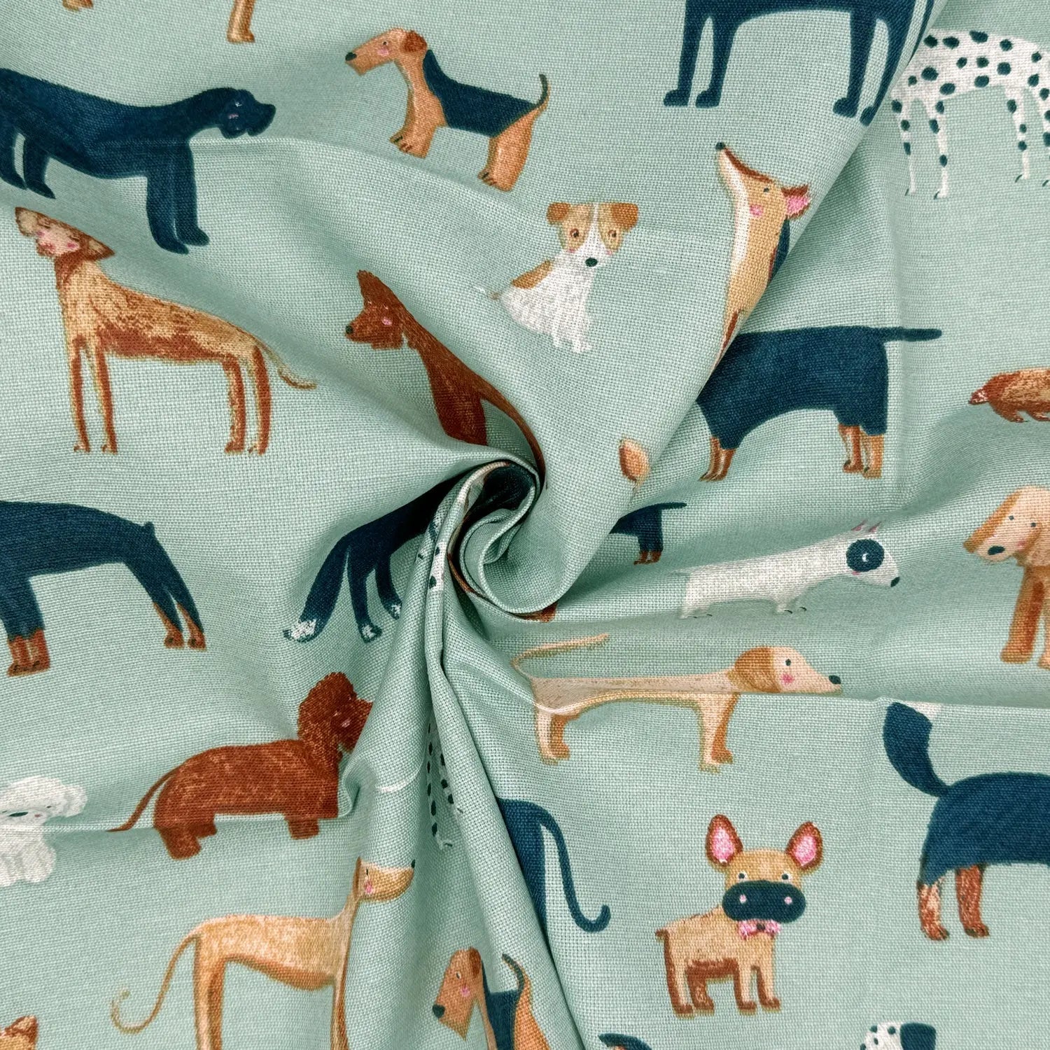 Cotton Rich Half Panama Canvas Fabric | Printed Craft Canvas 54" (140cm) Wide 150gsm OEKO-TEX® – Sold by the Meter