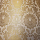 Cream Banarasi Brocade Fabric with Gold Zari Floral Design | Premium Indian Jacquard Material By Meter 44"