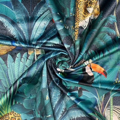 Luxury Printed Velvet Upholstery Fabric â€“ Heavyweight Soft Durable Velvet 58" (148cm) Wide Furnishing Fabric â€“ 15M Roll