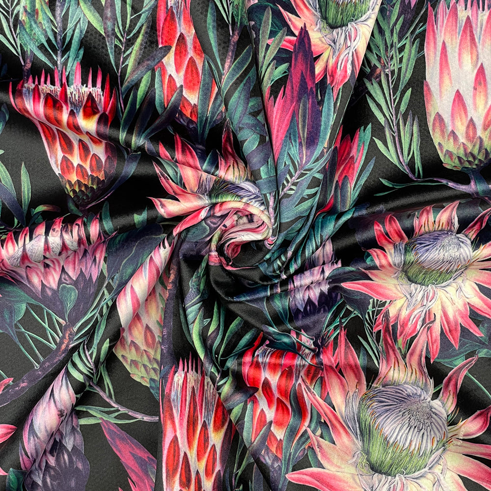 Luxury Printed Velvet Upholstery Fabric | Heavyweight Soft Durable Velvet 58" (148cm) Wide Home Furnishing Fabric – Sold by the Meter