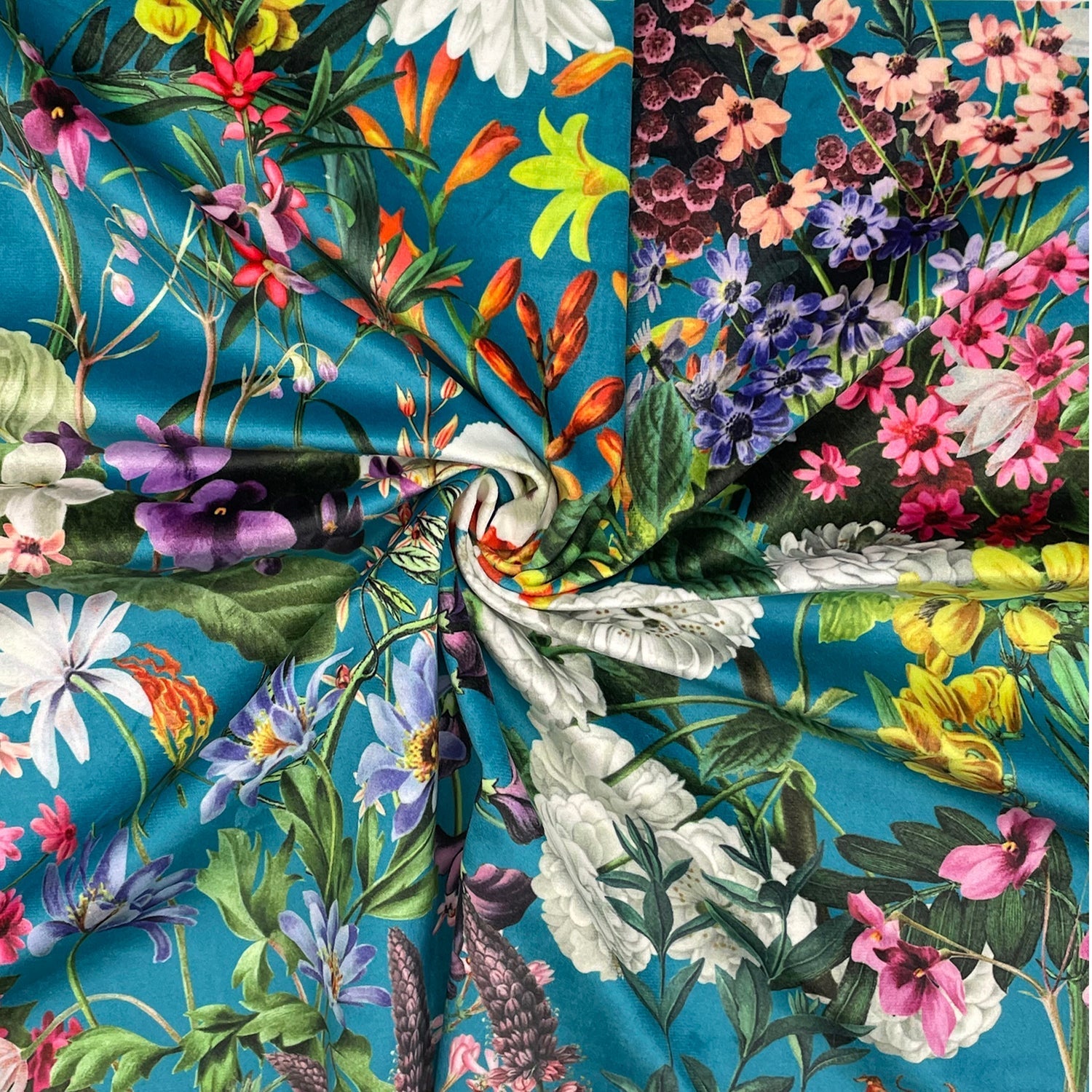 Luxury Printed Velvet Upholstery Fabric | Heavyweight Soft Durable Velvet 58" (148cm) Wide Home Furnishing Fabric – Sold by the Meter