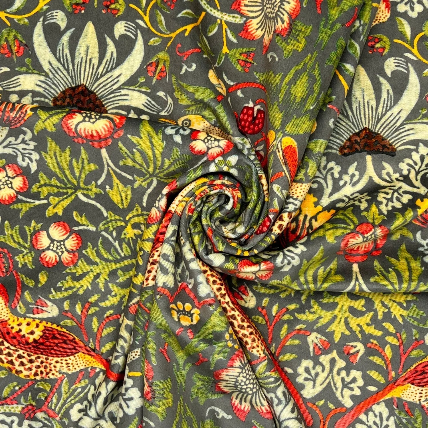 Luxury Printed Velvet Upholstery Fabric â€“ Heavyweight Soft Durable Velvet 58" (148cm) Wide Furnishing Fabric â€“ 15M Roll