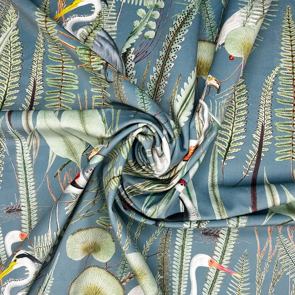 Luxury Printed Velvet Upholstery Fabric | Heavyweight Soft Durable Velvet 58" (148cm) Wide Home Furnishing Fabric â€“ Sold by the Meter