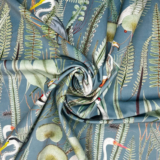 Luxury Printed Velvet Upholstery Fabric | Heavyweight Soft Durable Velvet 58" (148cm) Wide Home Furnishing Fabric – Sold by the Meter