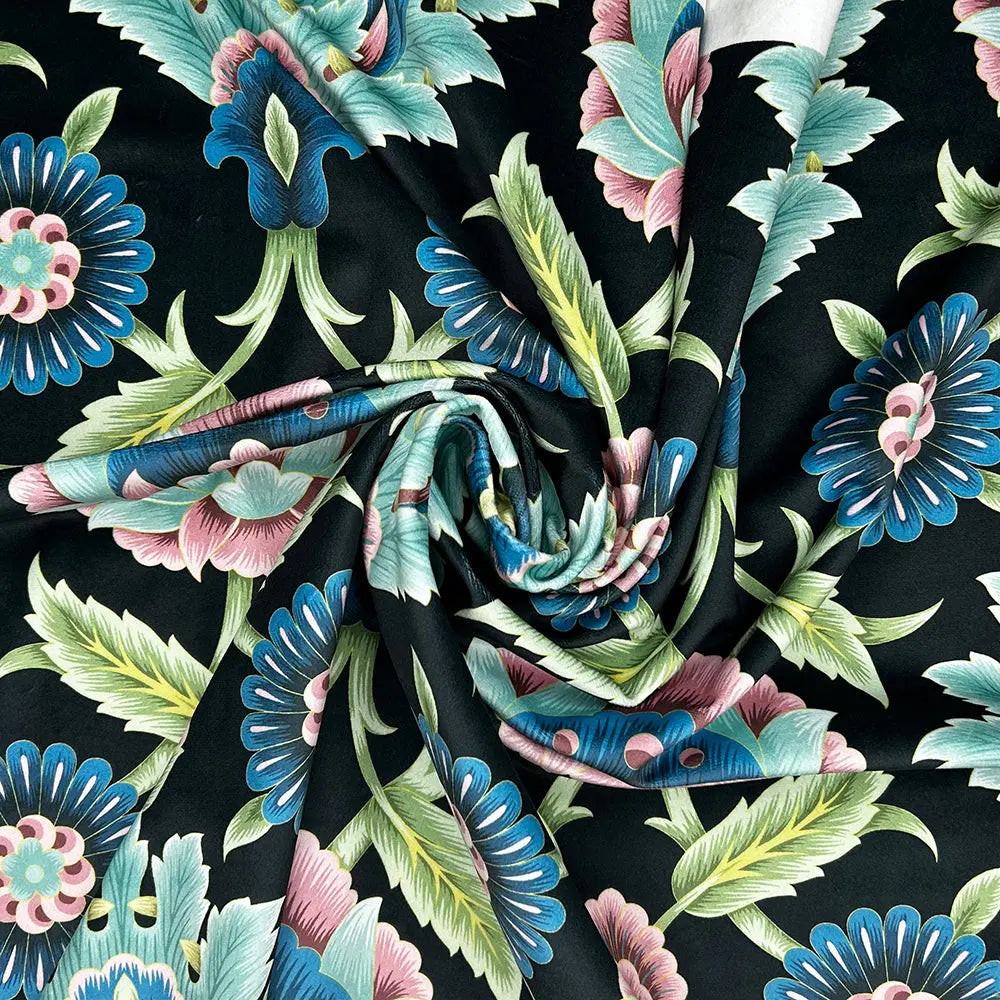 Luxury Printed Velvet Upholstery Fabric | Heavyweight Soft Durable Velvet 58" (148cm) Wide Home Furnishing Fabric â€“ Sold by the Meter