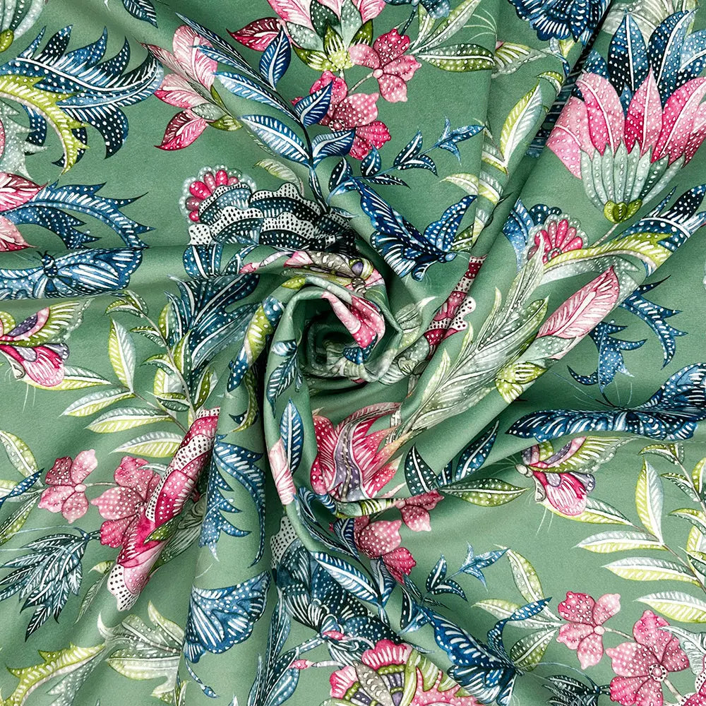 Luxury Printed Velvet Upholstery Fabric | Heavyweight Soft Durable Velvet 58" (148cm) Wide Home Furnishing Fabric â€“ Sold by the Meter