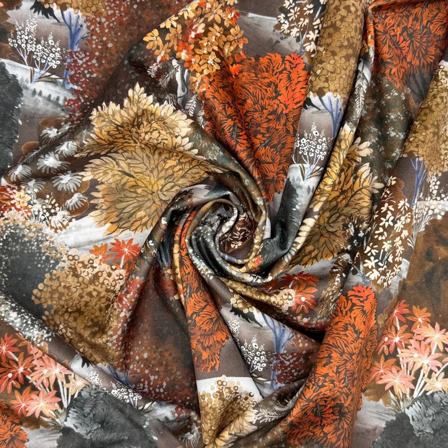 Luxury Printed Velvet Upholstery Fabric | Heavyweight Soft Durable Velvet 58" (148cm) Wide Home Furnishing Fabric – Sold by the Meter