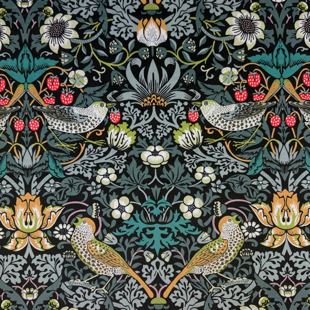 Luxury Printed Velvet Upholstery Fabric | Heavyweight Soft Durable Velvet 58" (148cm) Wide Home Furnishing Fabric – Sold by the Meter