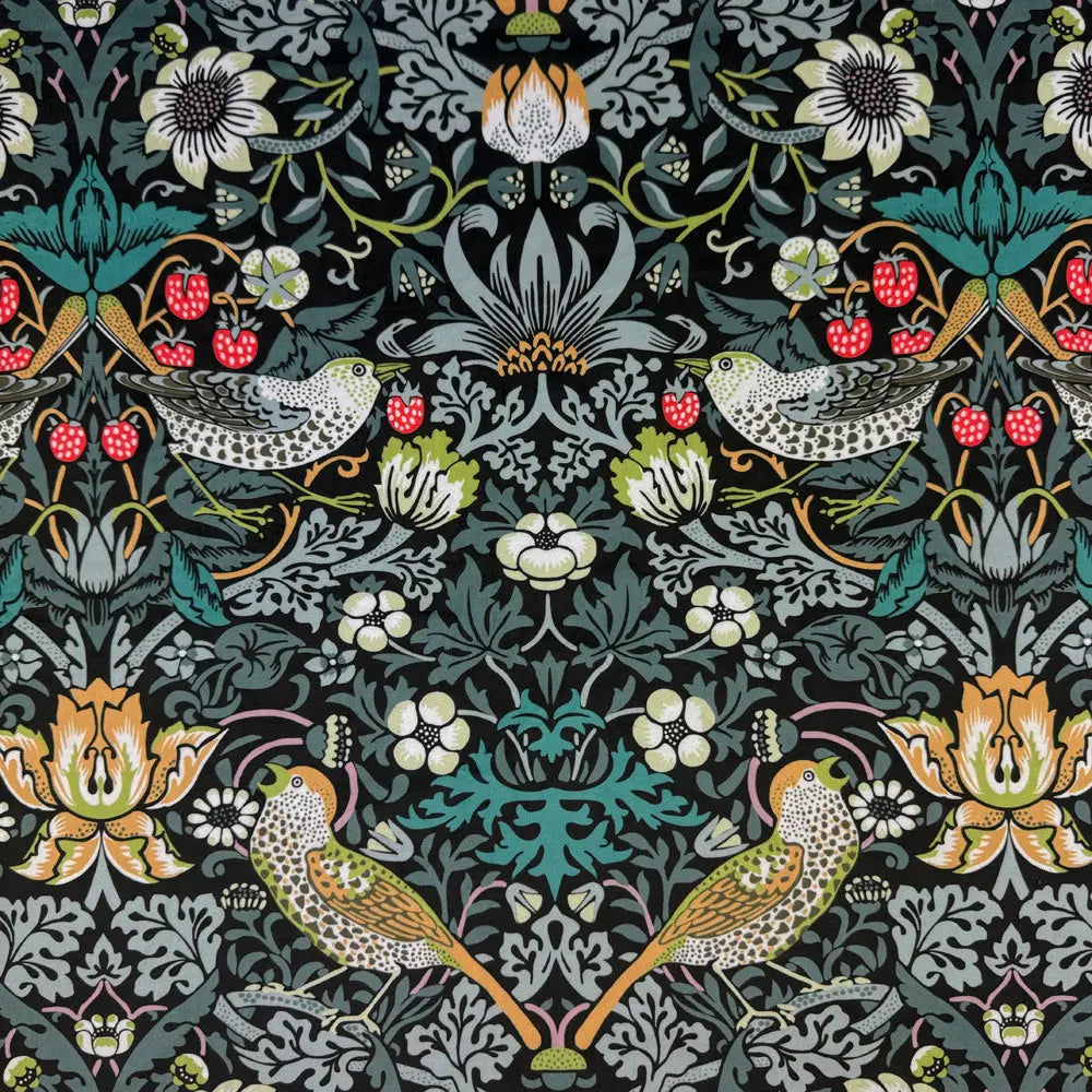 Luxury Printed Velvet Upholstery Fabric | Heavyweight Soft Durable Velvet 58" (148cm) Wide Home Furnishing Fabric â€“ Sold by the Meter