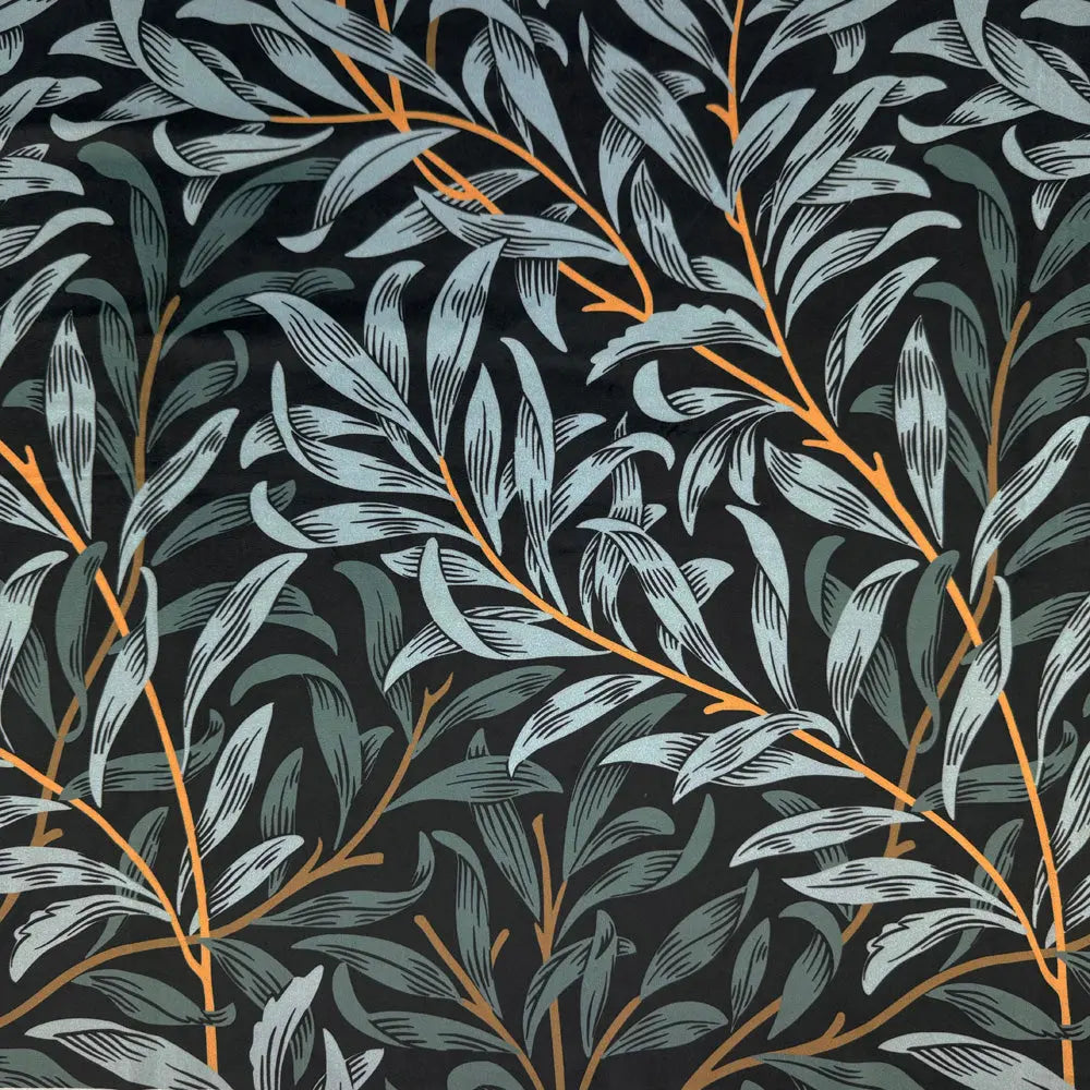 Luxury Printed Velvet Upholstery Fabric | Heavyweight Soft Durable Velvet 58" (148cm) Wide Home Furnishing Fabric â€“ Sold by the Meter
