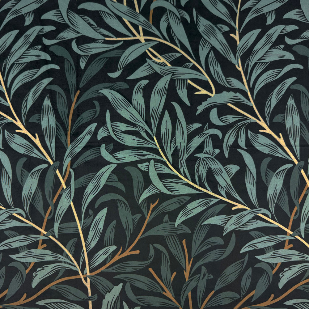Luxury Printed Velvet Upholstery Fabric | Heavyweight Soft Durable Velvet 58" (148cm) Wide Home Furnishing Fabric – Sold by the Meter