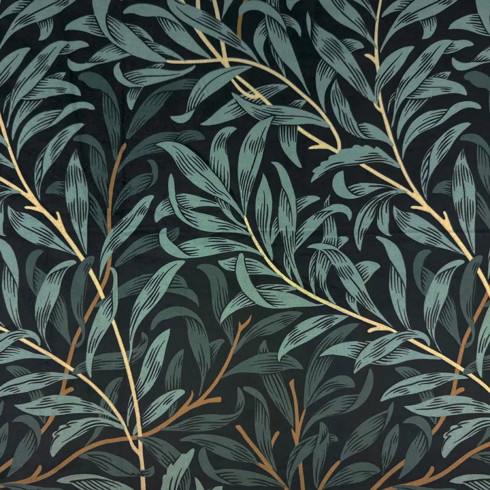 Luxury Printed Velvet Upholstery Fabric | Heavyweight Soft Durable Velvet 58" (148cm) Wide Home Furnishing Fabric â€“ Sold by the Meter