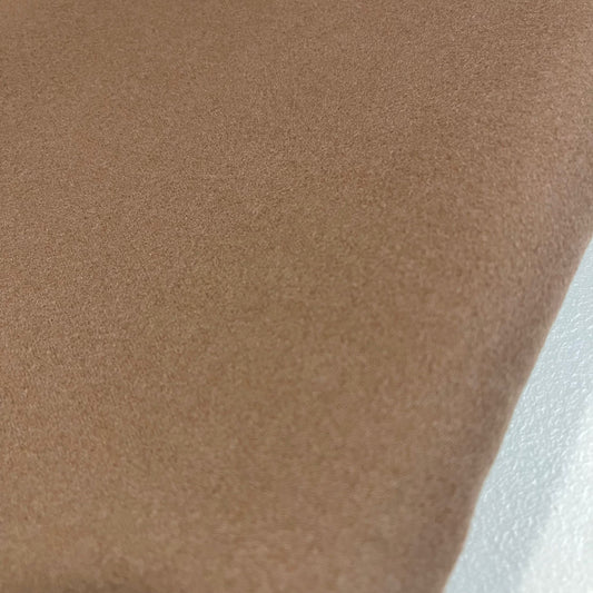 Camel Plain Dyed Washable Wool Fabric Ideal For Coats and Scarfs 58" Wide By The Meter