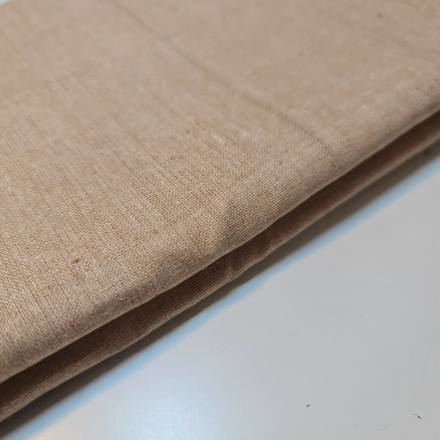 Camel 100% Cotton Calico Plain Canvas Fabric Natural Craft Costume Dress Patchwork Material 58" By Meter