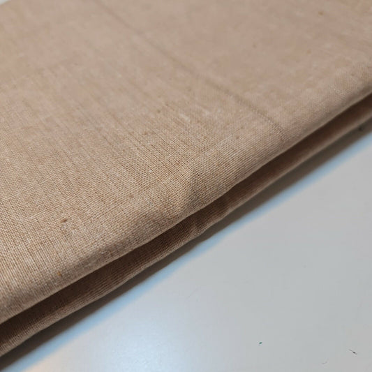 Camel 100% Cotton Calico Plain Canvas Fabric Natural Craft Costume Dress Patchwork Material 58" By Meter