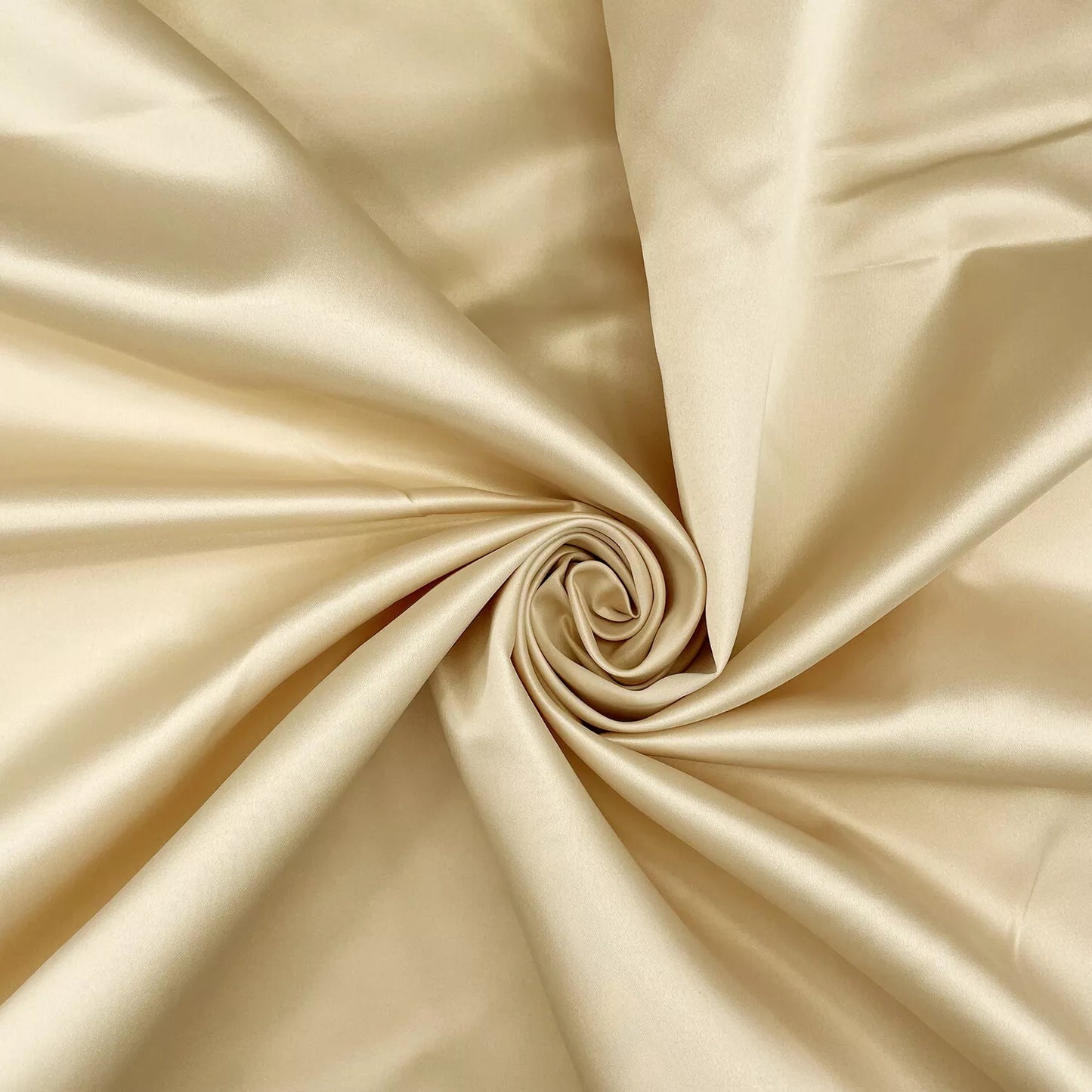 Champagne Dull Duchess Bridal Satin Fabric Bridal Dress Prom Craft Material Crepe Back By the Meter 58"