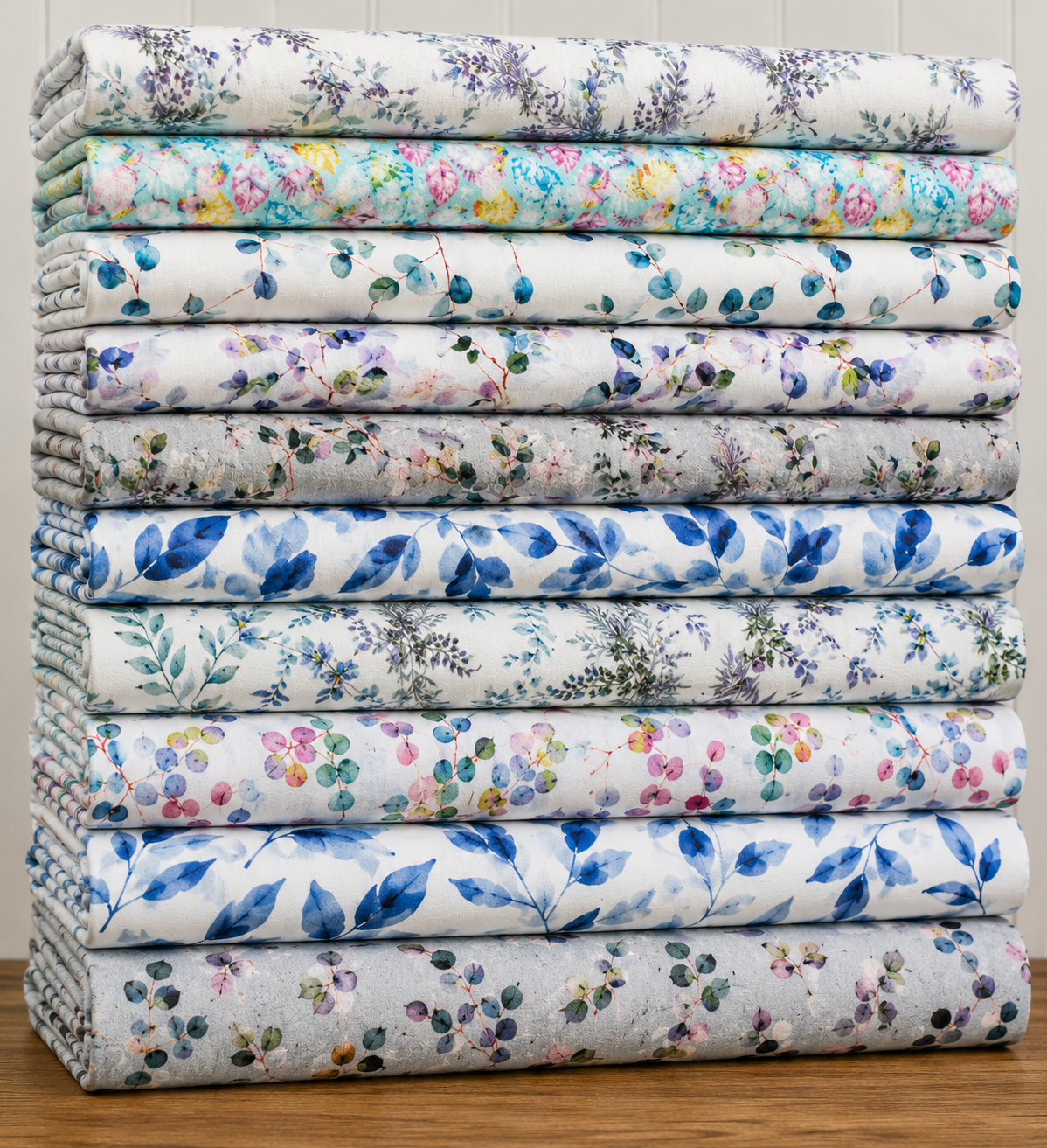 100% Cotton Printed Double Gauze Fabric | Soft Breathable Lightweight 52" (132cm) Wide Dressmaking & Craft Material – Sold by the Meter