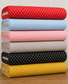 Polka Dot & Sweet Pea Dot Digital Printed 100% Cotton Fabric on Coloured Bases | 150gsm 55" (140cm) Wide | OEKO-TEX® Standard 100 Certified 15M Roll (Folded)
