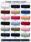 Plain Viscose Challis Fabric 58" Wide – 40+ Colours Available | Sold by the Bolt (20 Metres)