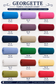 Plain Chiffon Sheer Feel Georgette Fabric Decor Dress Material - By The Bolt 20 Meter